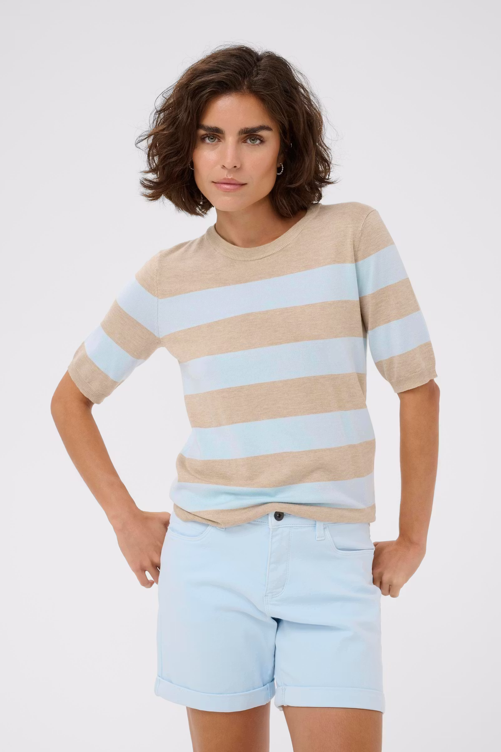 KAFFE KAlizza Striped Knit