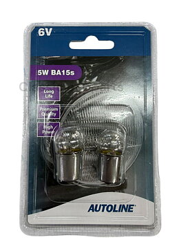 6V 5W glödlampa (par)