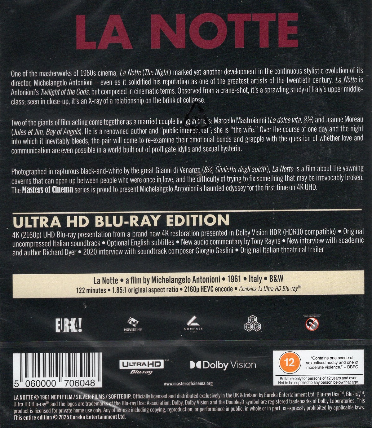 La Notte (ej svensk text) (4K Ultra HD) - 2