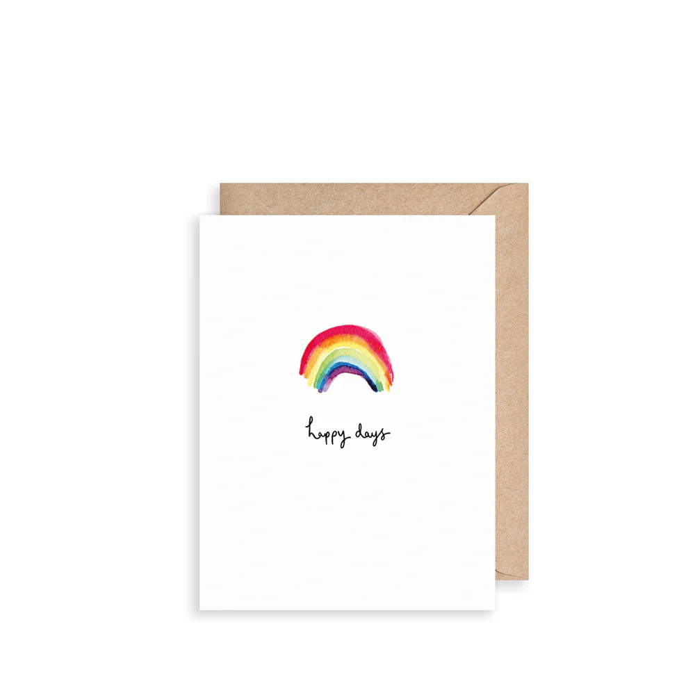 Rainbow Happy Days, Mini Card