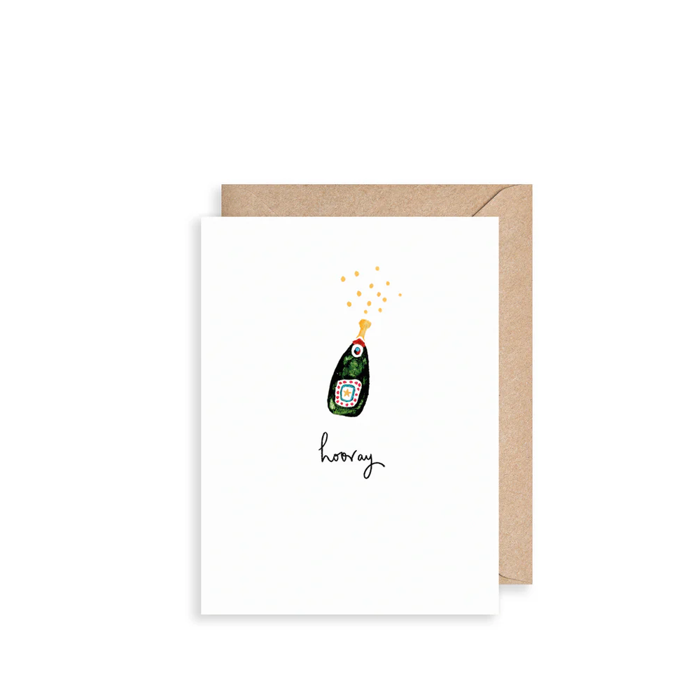 Champagne Hooray, Mini Card