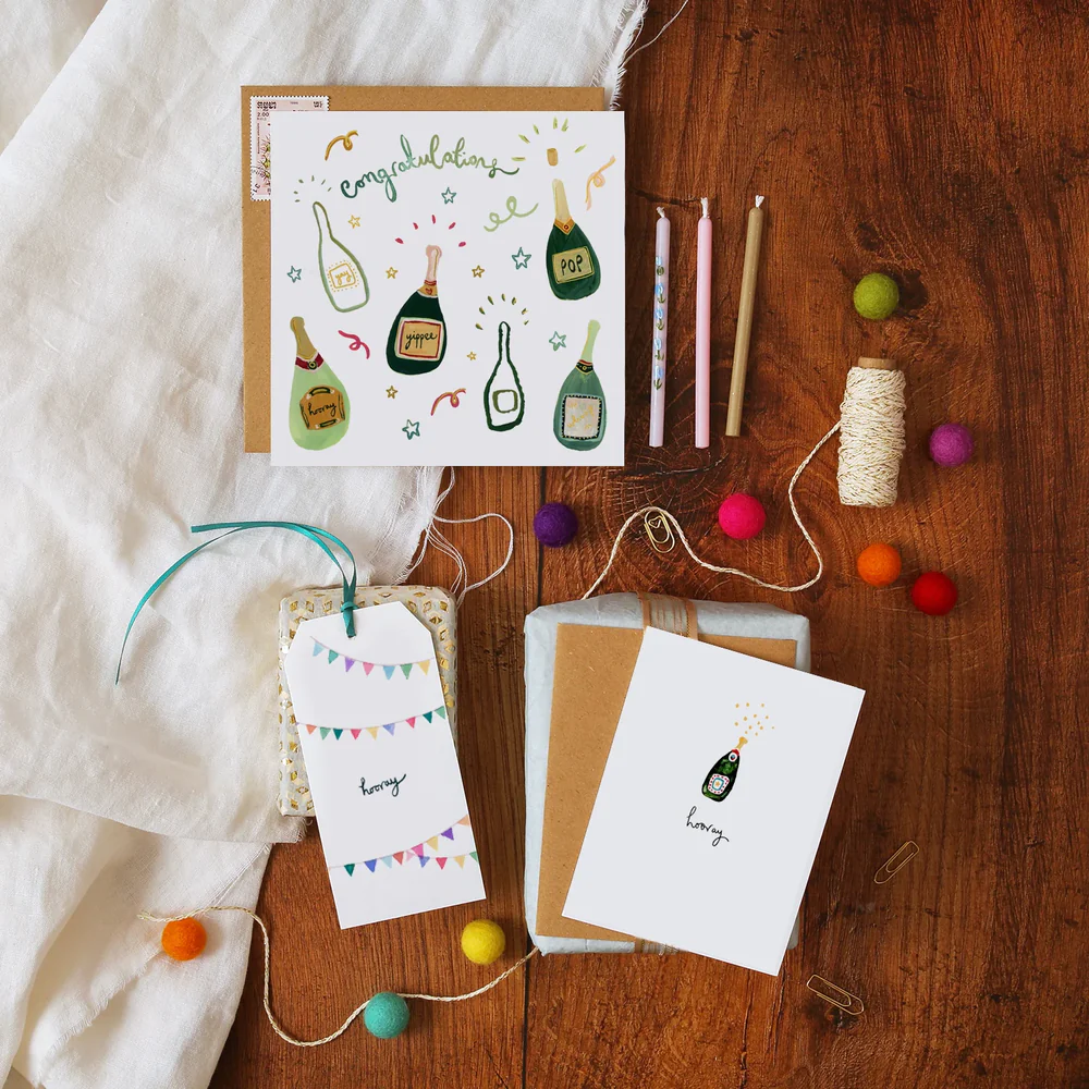 Champagne Hooray, Mini Card - 2