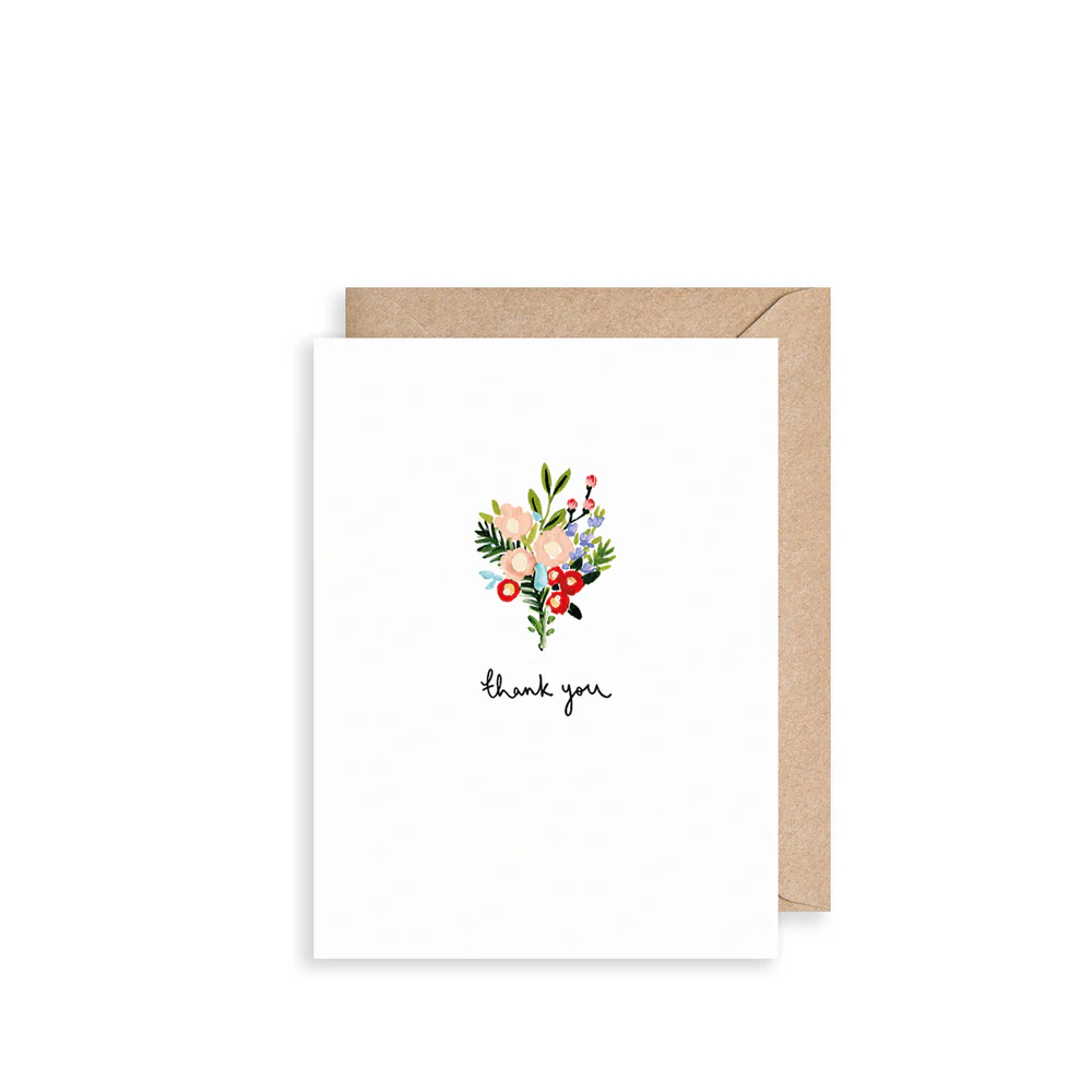 Flowers Thank You, Mini Card
