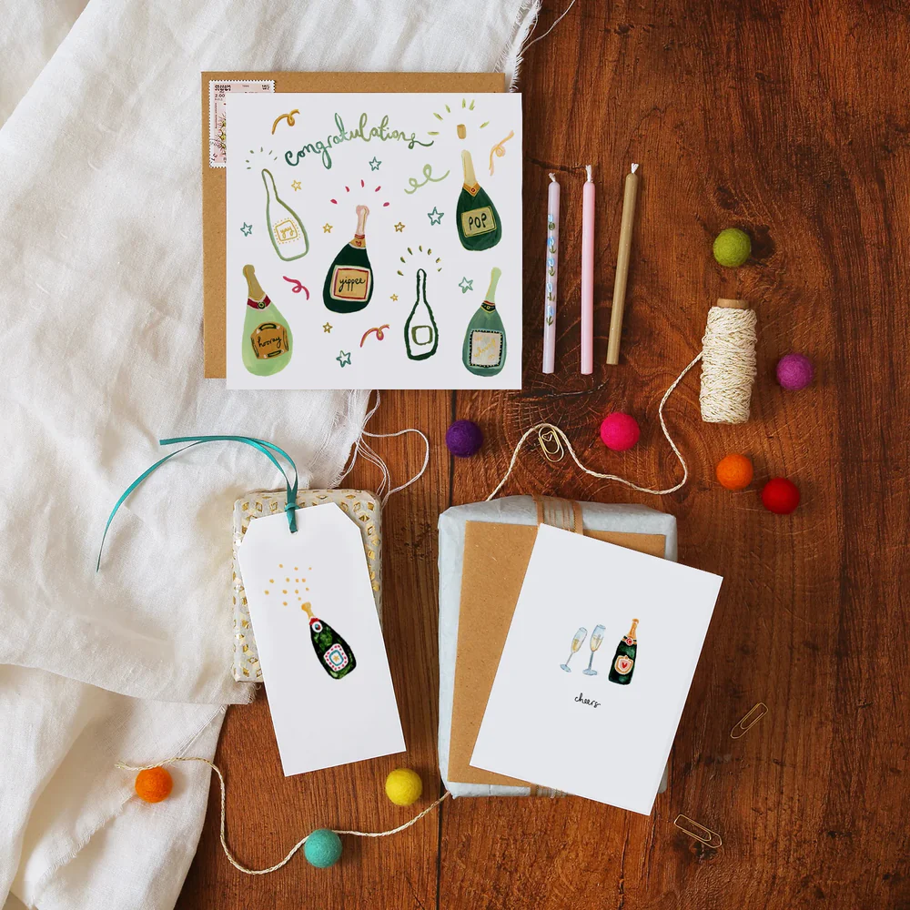 Champagne Cheers, Mini Card - 2