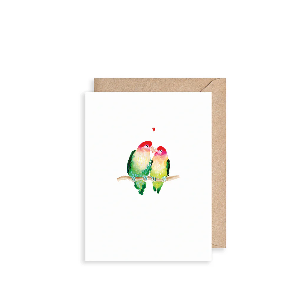 Lovebirds, Mini Card