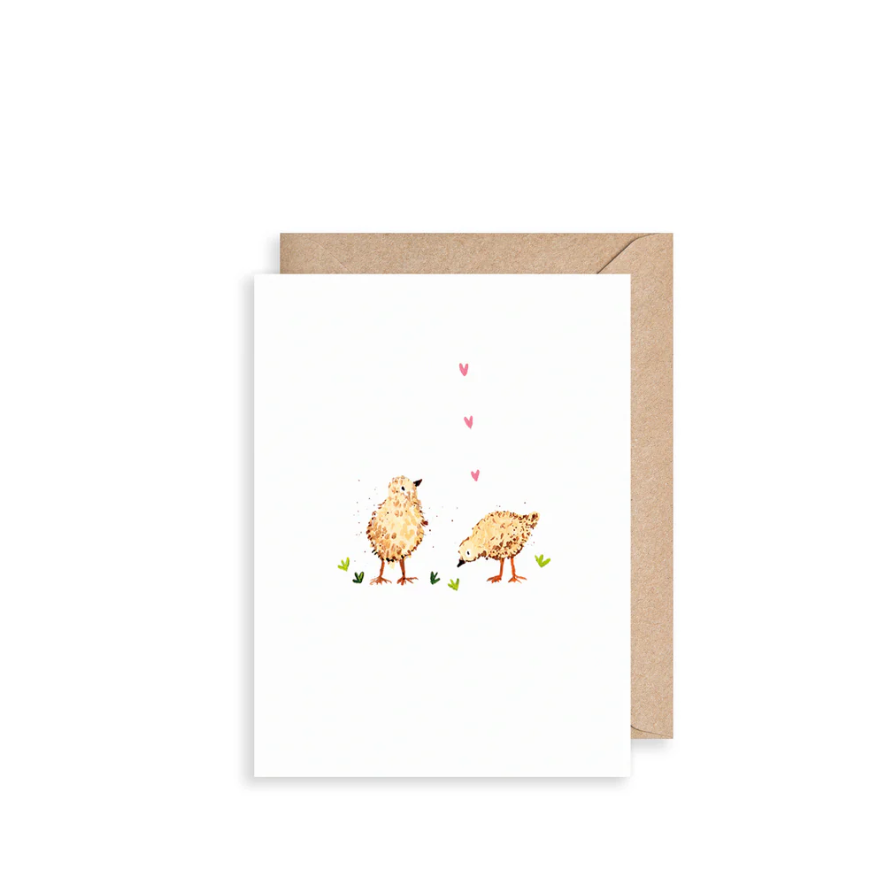 Two Chicks, Mini Card