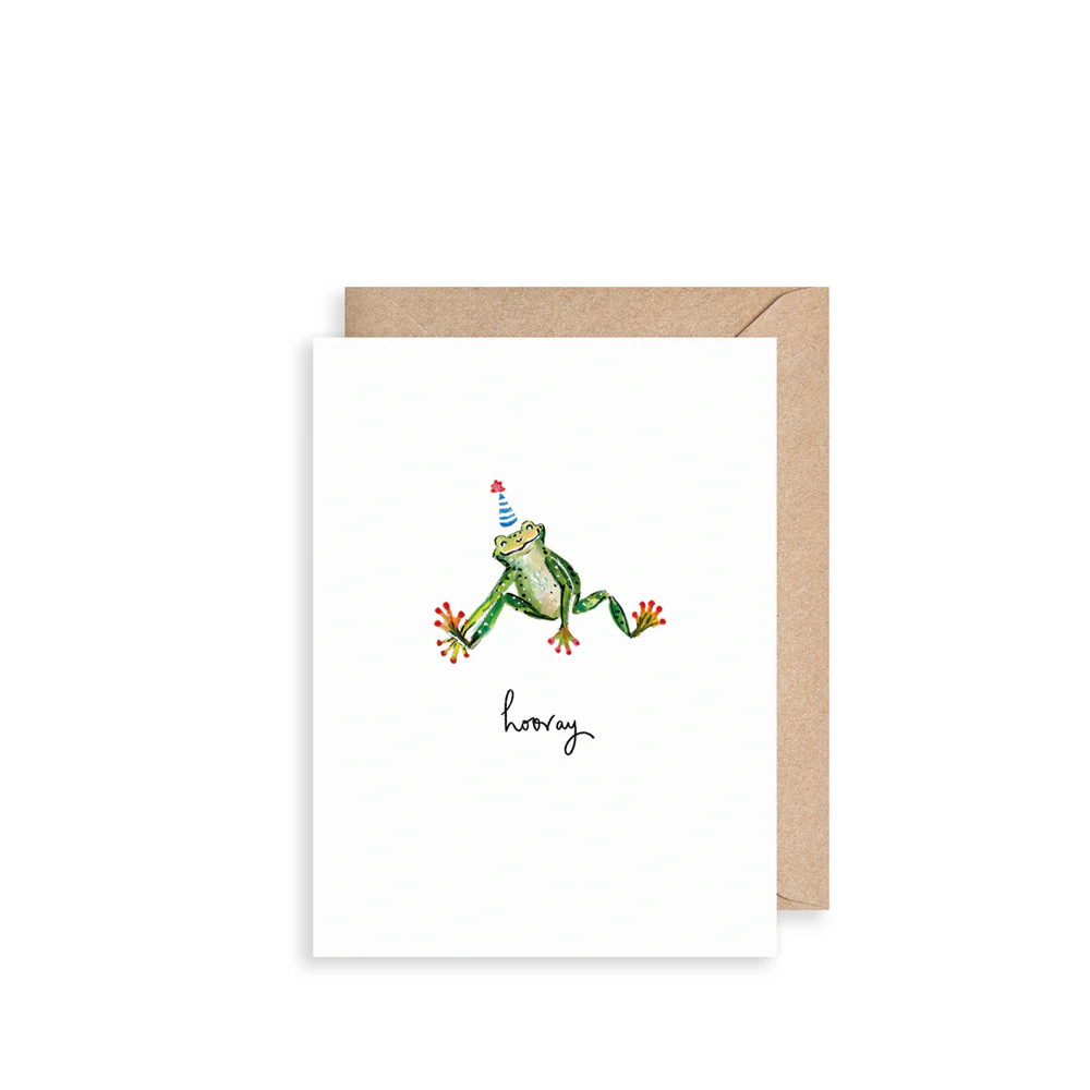 Hooray Frog, Mini Card