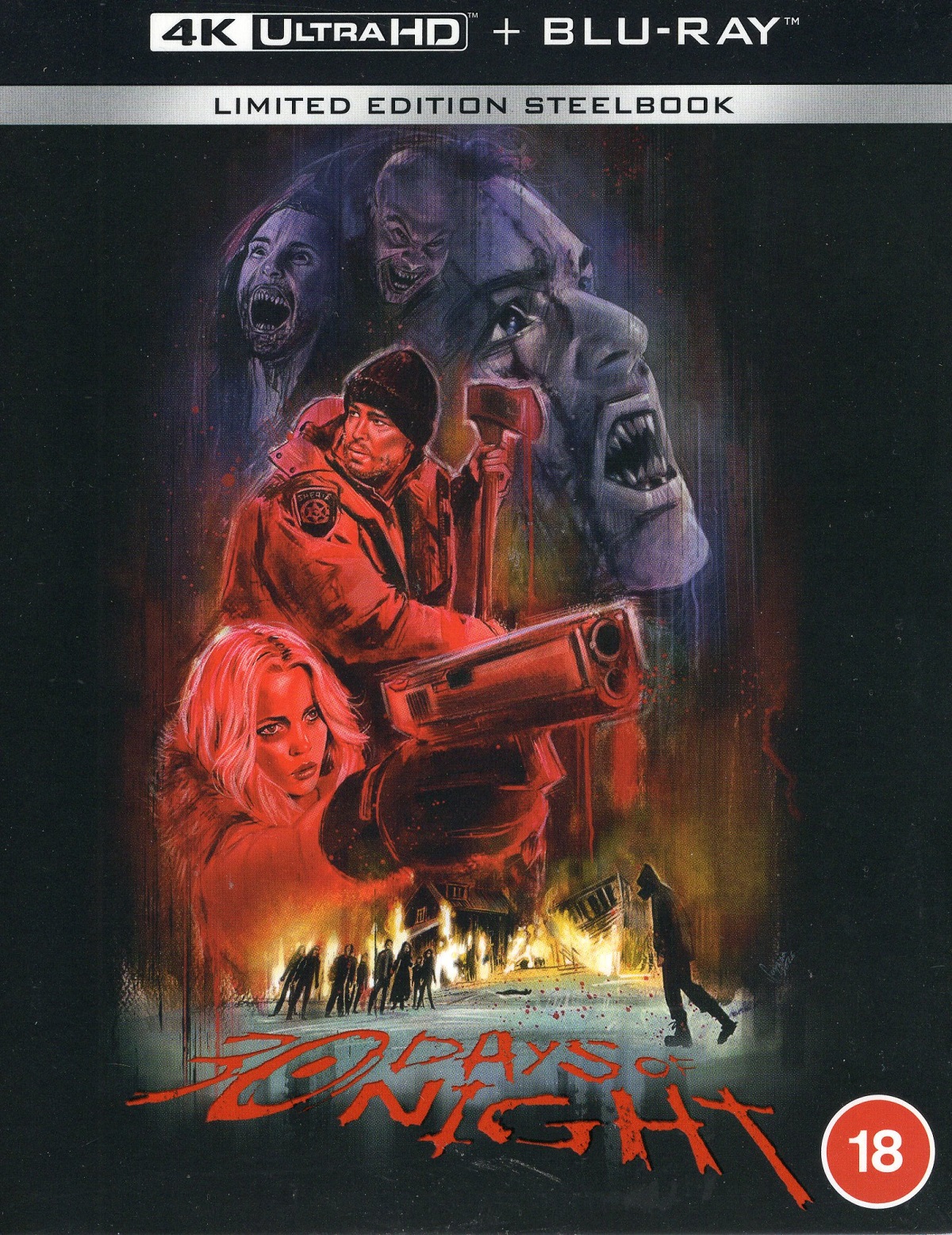 30 Days of Night (Limited Edition Steelbook) (ej svensk text) (4K Ultra HD + Blu-ray)