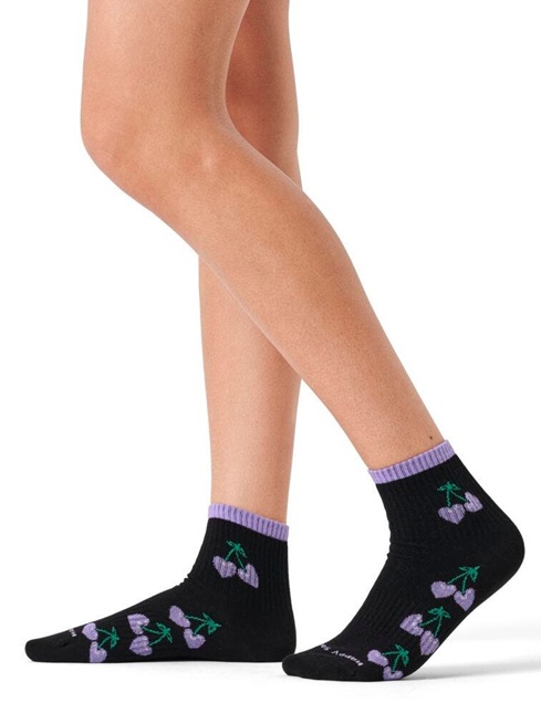 Happy Socks Cherries Mini Crew Sneaker Sock - 4