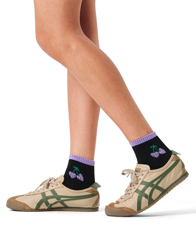Happy Socks Cherries Mini Crew Sneaker Sock - 3