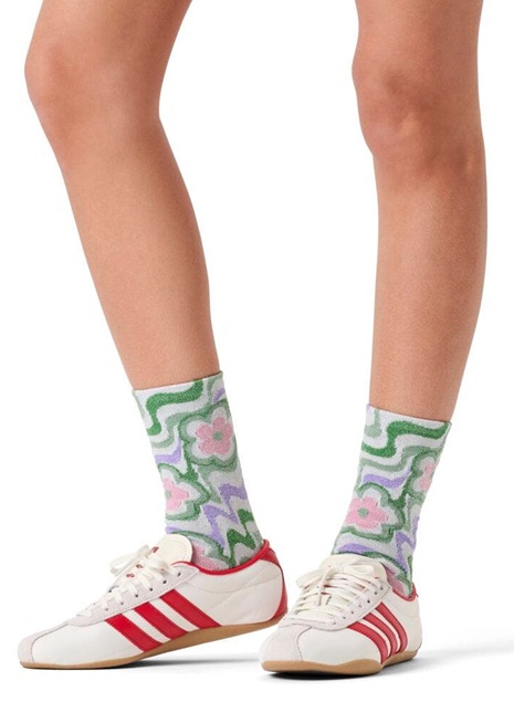 Happy Socks Flowy Flower Sock - 3