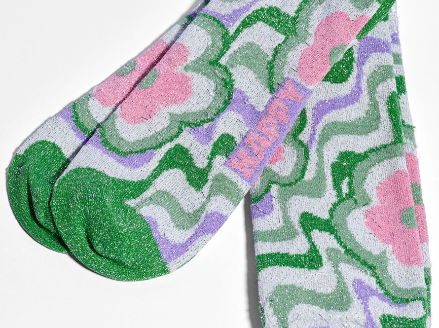 Happy Socks Flowy Flower Sock - 2