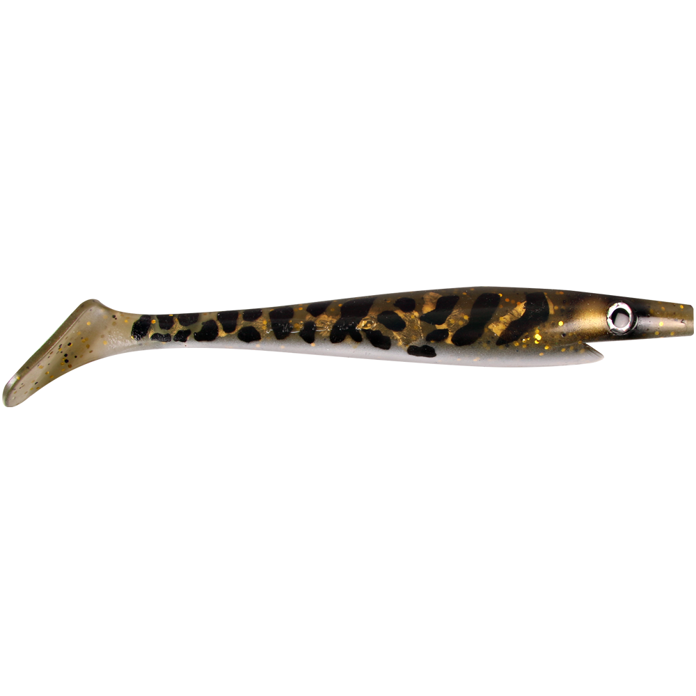 The Pig Shad Nano is a 15cm long soft plastic jig inspired by the classic jerkbait The Pig. It has a seductive rolling action and suits pike and zander