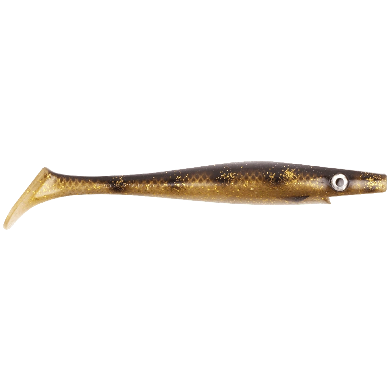 The Pig Shad Nano is a 15cm long soft plastic jig inspired by the classic jerkbait The Pig. It has a seductive rolling action and suits pike and zander