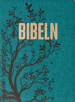 Bibel 2026 (blågrön) - tygklädd med tumindex, utan noter