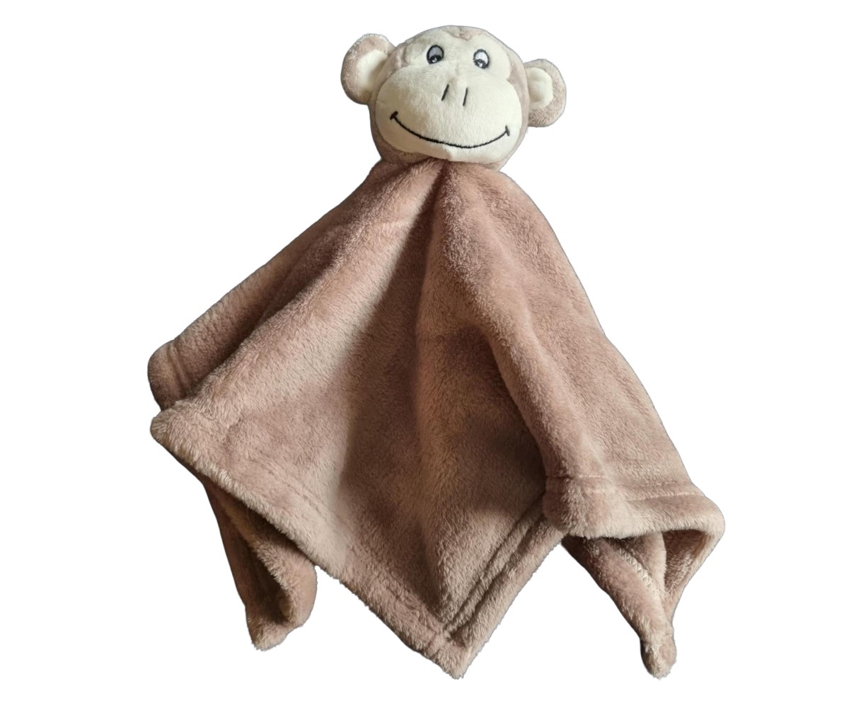 Pläd och blankey set, apa - 2