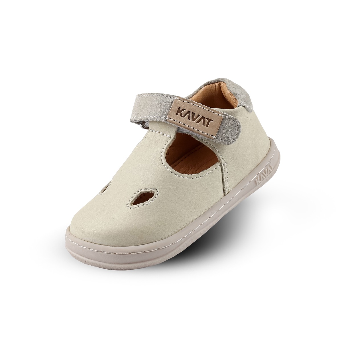 Kavat Barnskor Almbro Barefoot Off White - 5