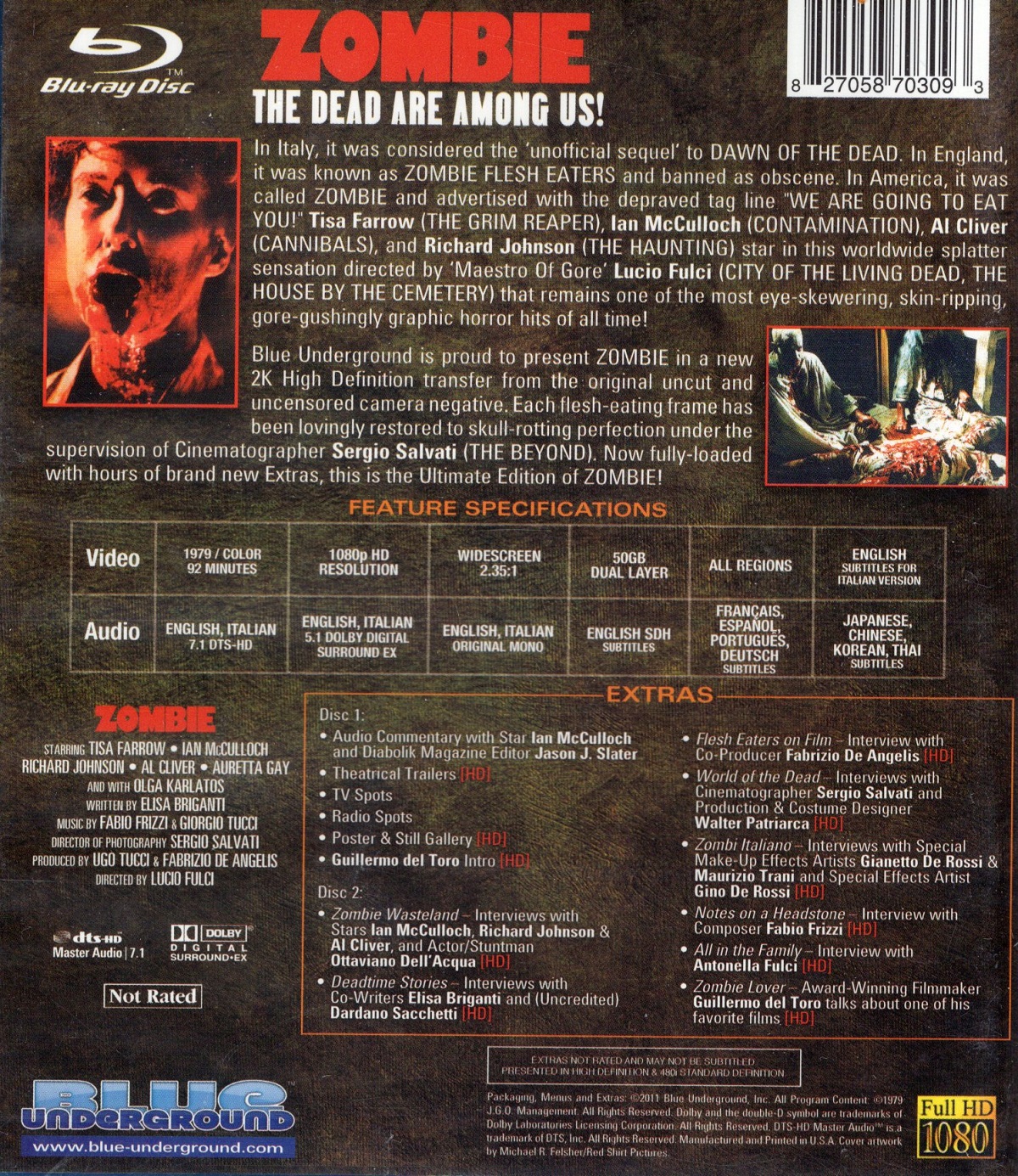 Zombie (Ultimate Edition) (ej svensk text) (Blu-ray) - 2