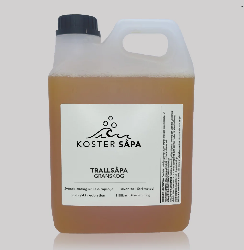 Trallsåpa med Granskogsdoft  2,5 liter Koster Såpa - 3