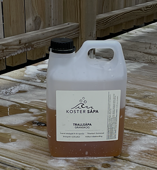 Trallsåpa med Granskogsdoft  2,5 liter Koster Såpa