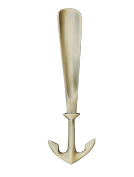 Skohorn Ankare Mässsing antik  24,5cm