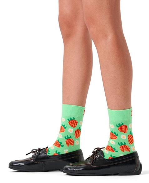 Happy Socks Strawberry Short Crew Sock - 2