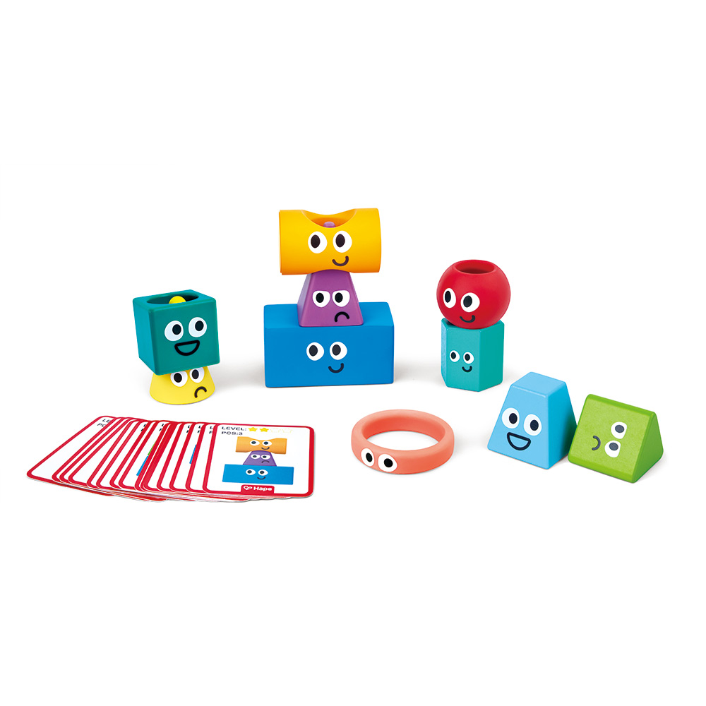 Hape Geometric Spatial Stacking Tower - 3