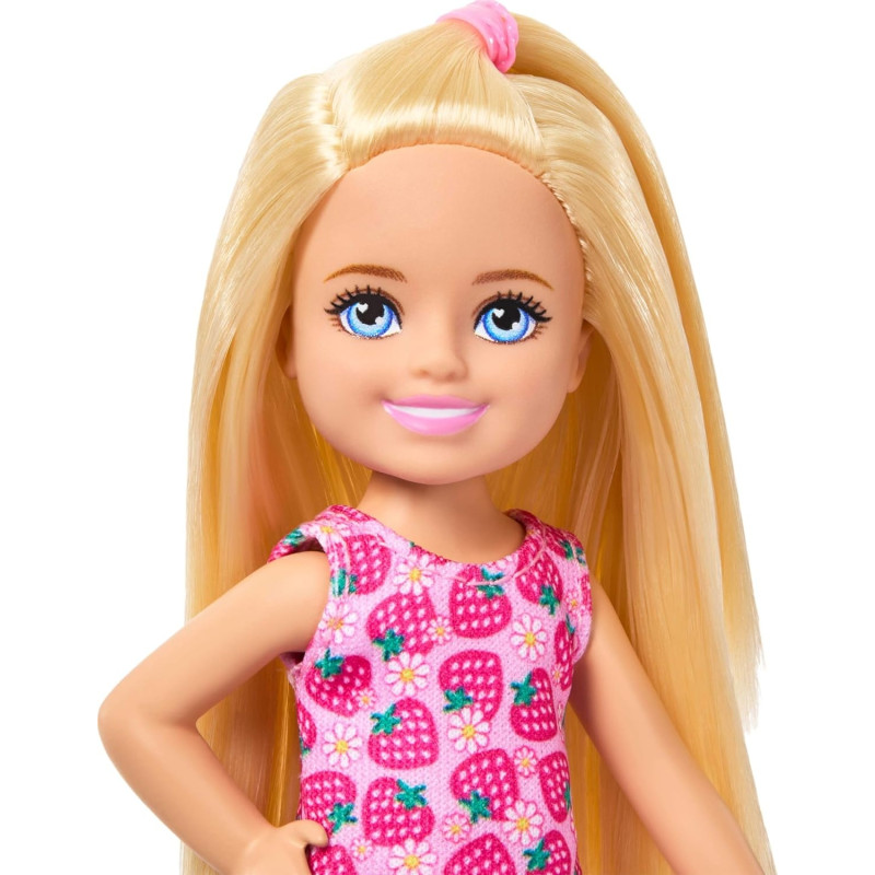 Barbie Chelsea Core Docka Jordgubbsklänning - 3
