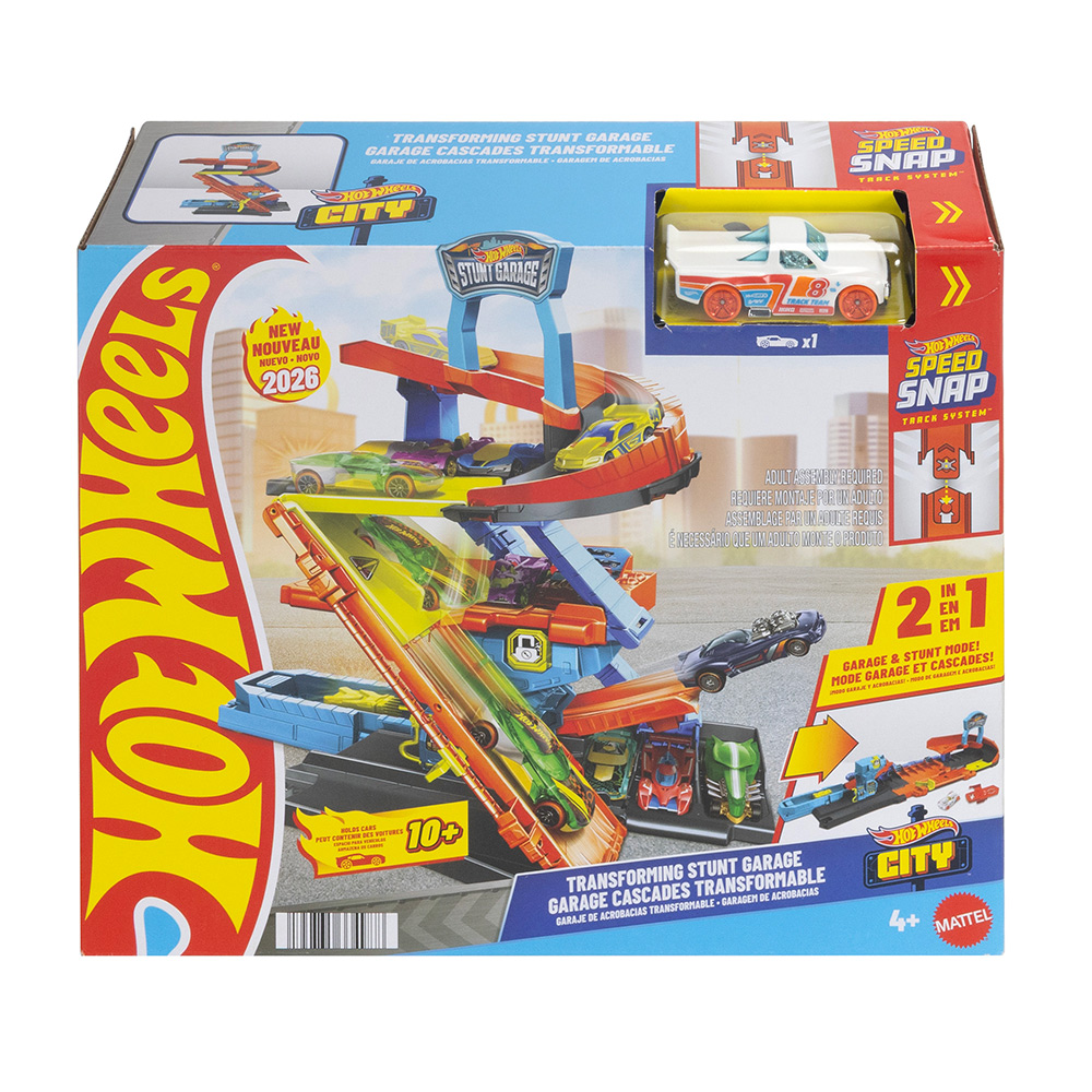 Hot Wheels City Transforming Stunt Garage