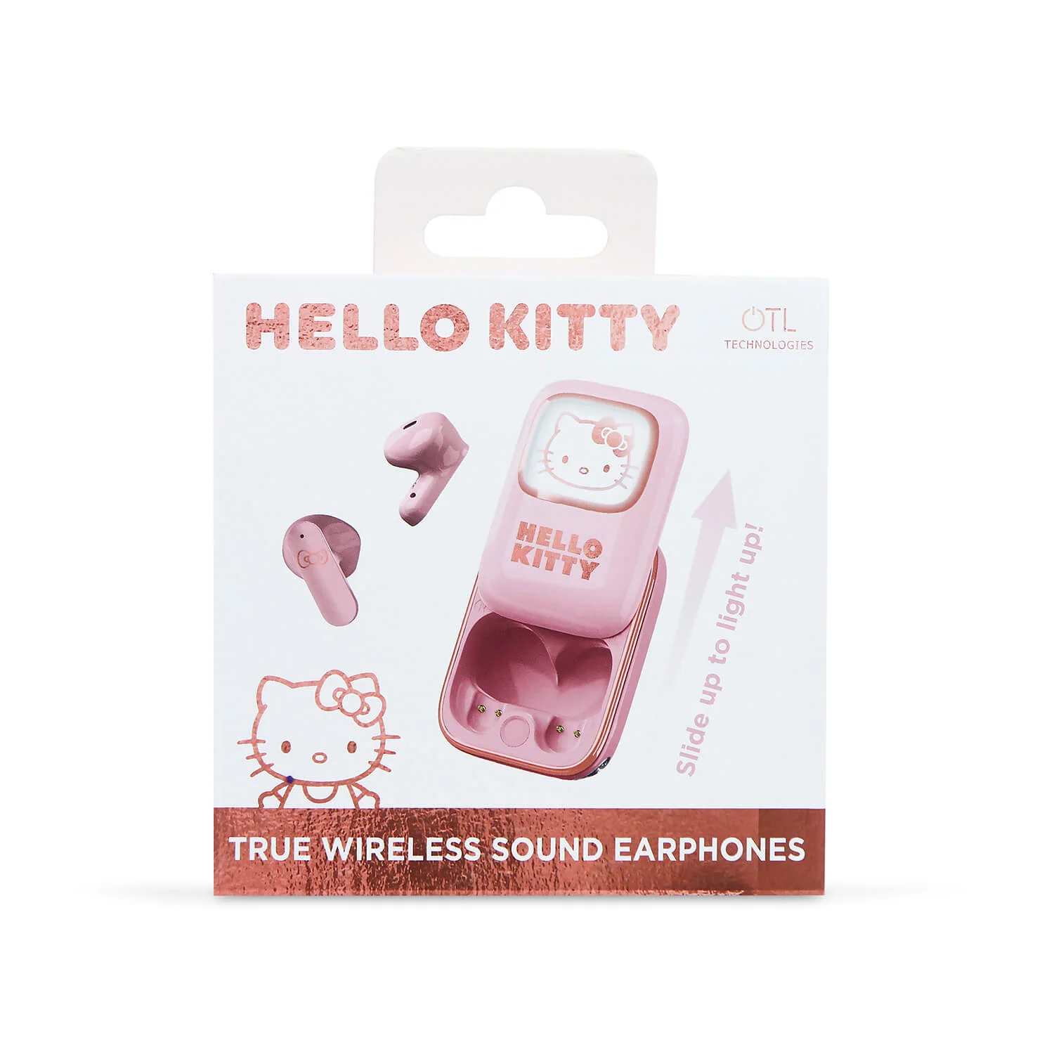 Hello Kitty In-Ear Hörlurar TWS Slide m/ LED