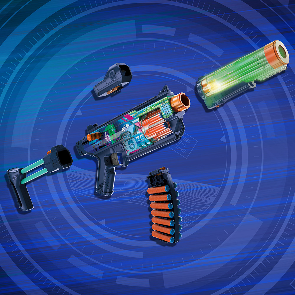 NERF N1 Blaster Loadout  Cyberlight Ghost - 7