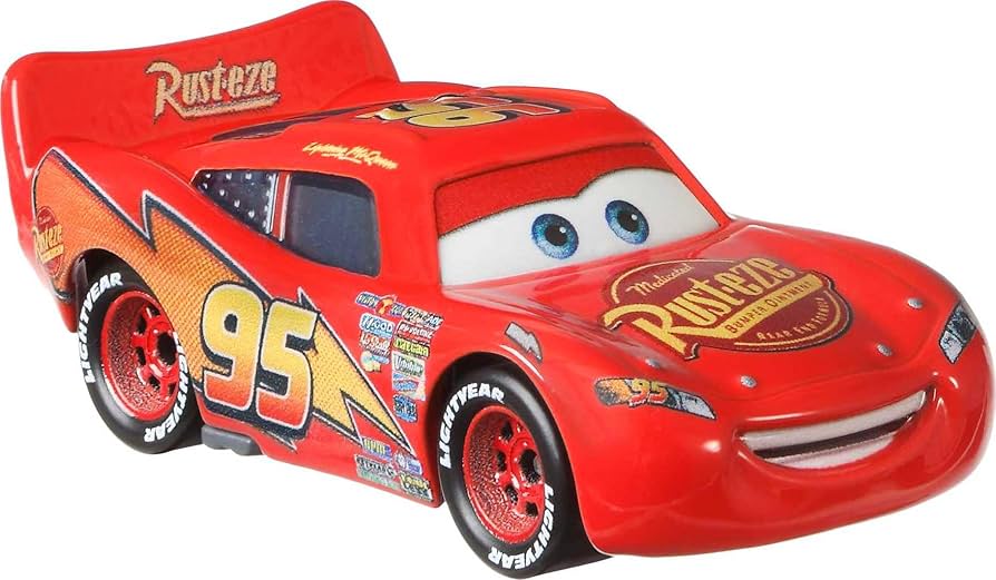 Pixar Cars 1:55 Diecast bil, Lightning McQueen