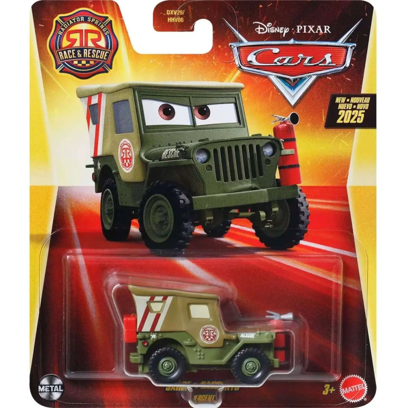 Pixar Cars 1:55 Diecast bil, Sarge