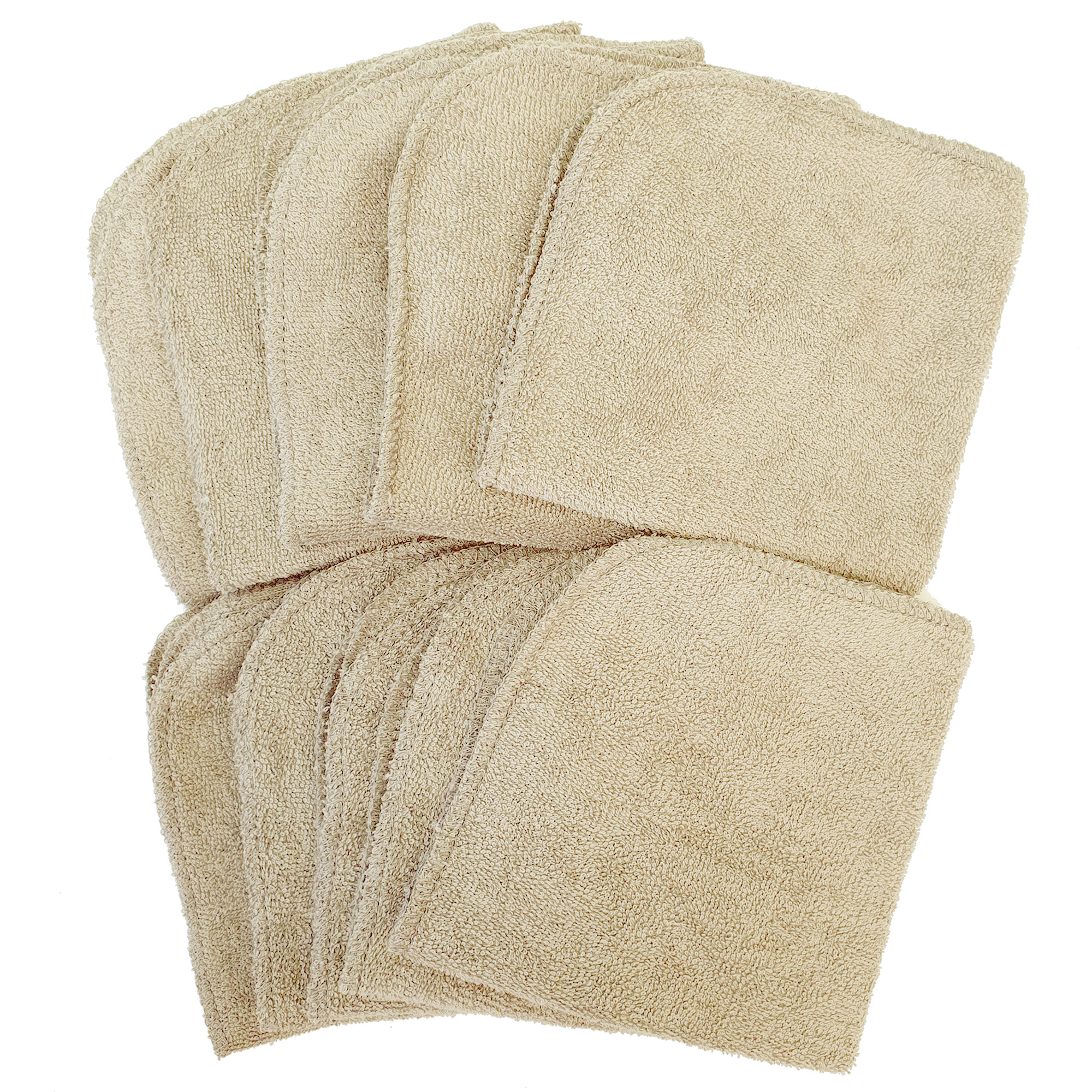  Summerville Organic - Tvättlappar 5-pack sandshell GOTS - 3