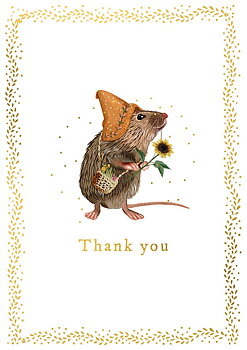 Thank You Mouse, Greeting Card
