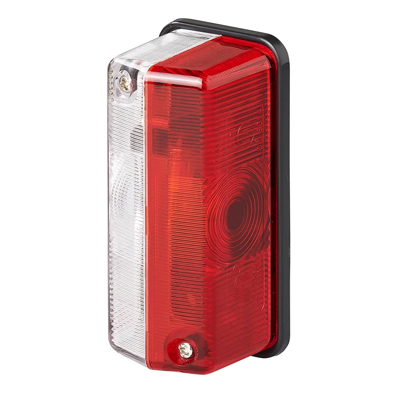 Width marking lamp red/white 92x42mm