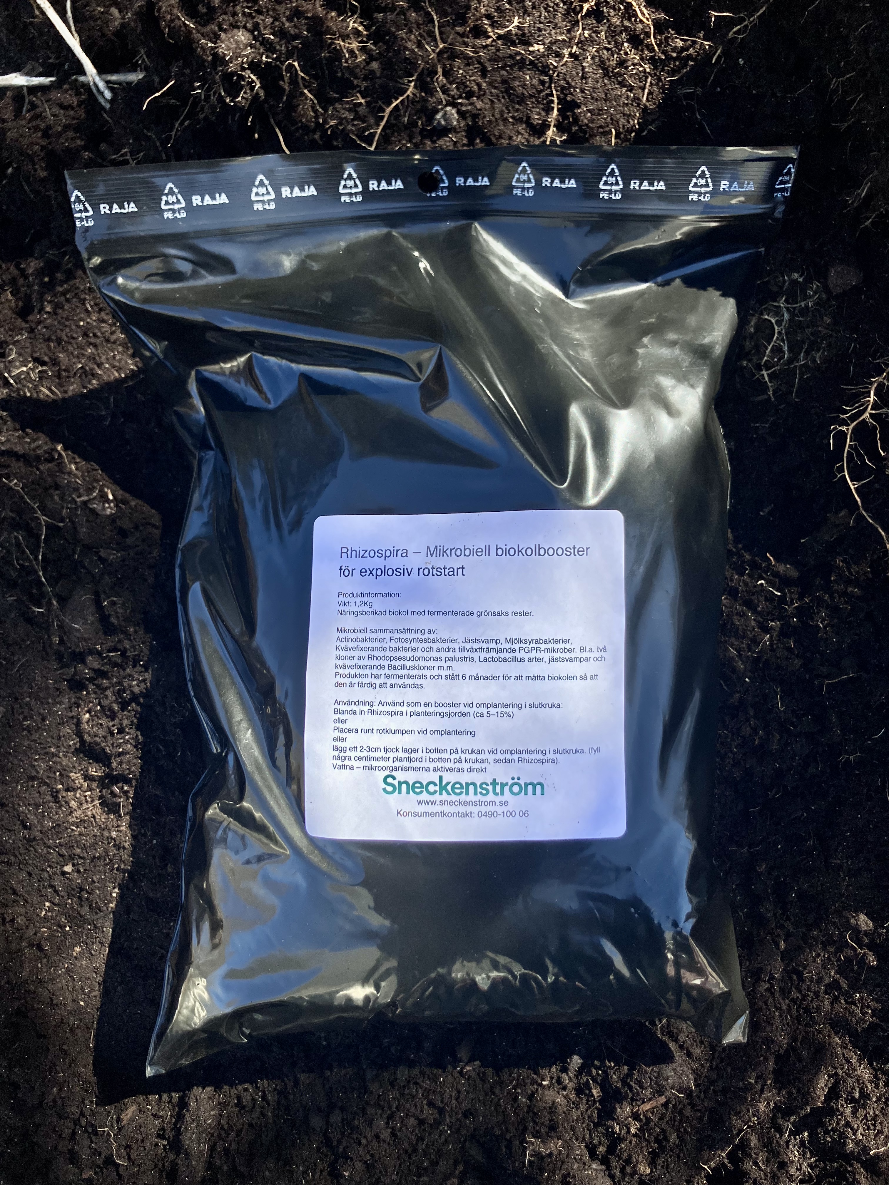 Rhizospira - Mikrobiell biokolbooster för rotstart - 3
