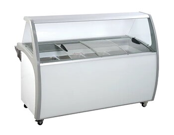 Skopglassfrys SIC12WB, 12 × 5 liter, 12 st. RF Napoli-kantiner ingår