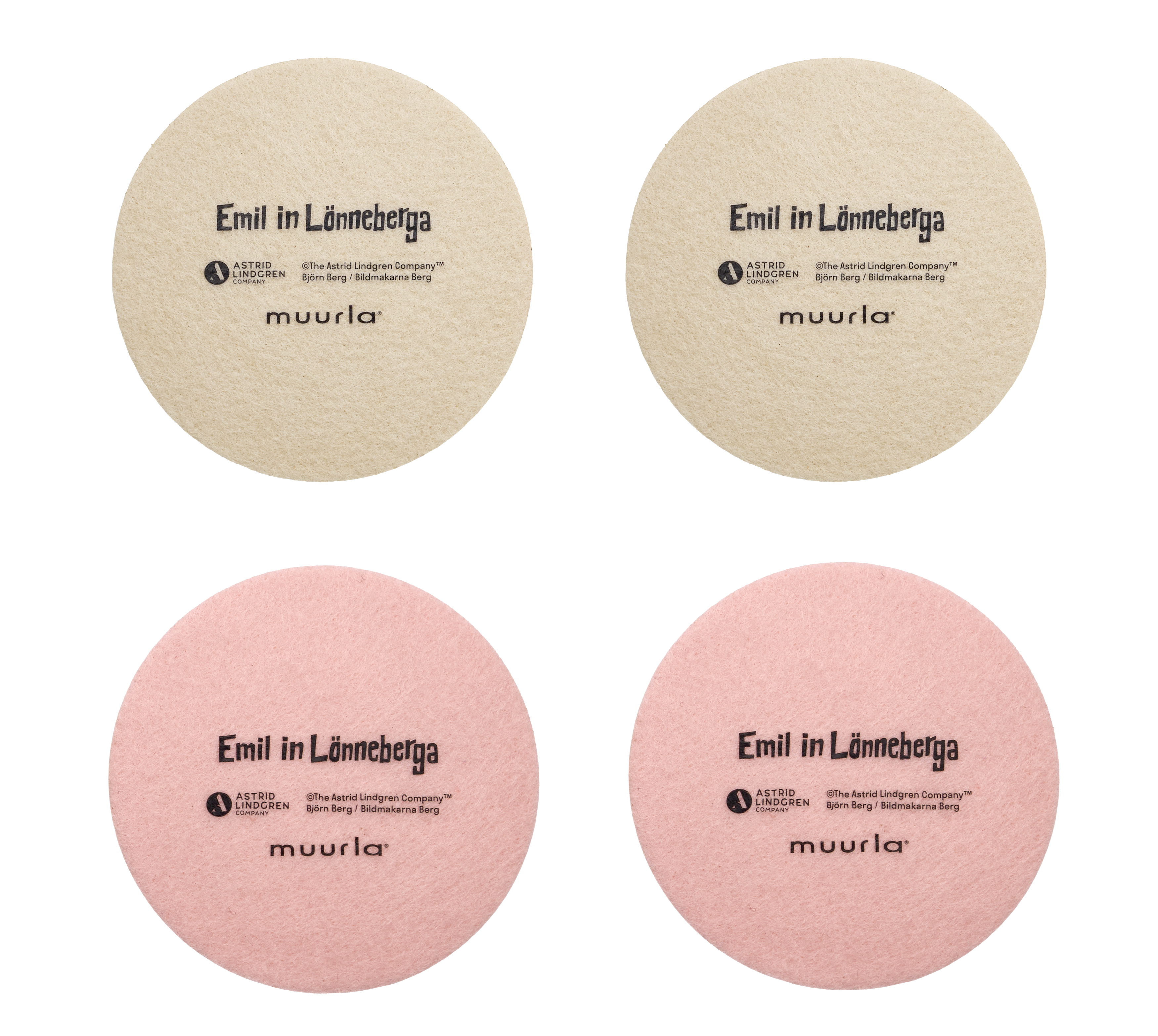 Emil i Lönneberga Glasunderlägg 4-pack - Emil & Ida - 2