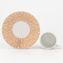 Pink Coffee Cup with Golden Decor from Rosenthal 7 cm (Goldregen 1954)