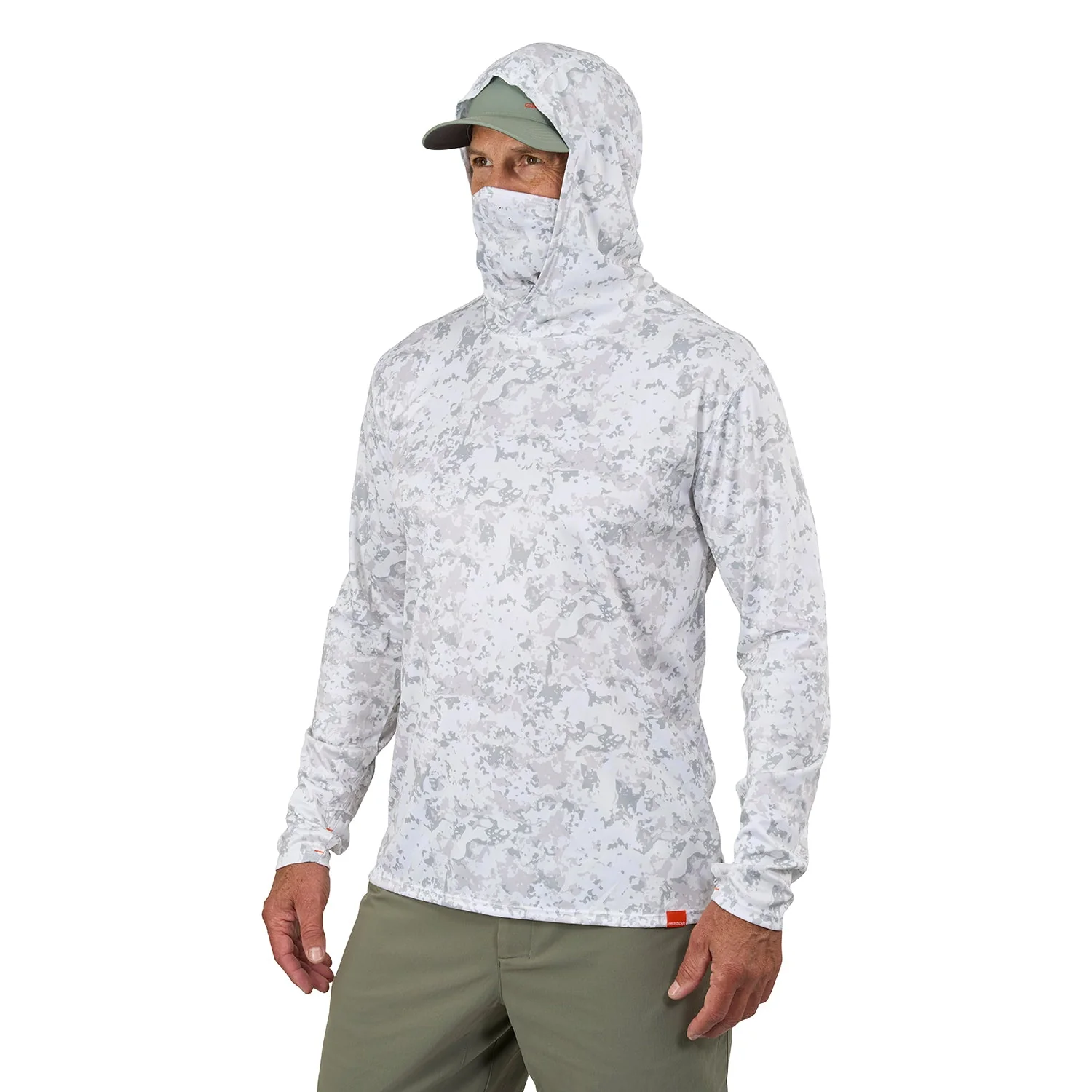 Grundéns Tough Sun Masked Hoodie UPF50 - Squall Camo - 4