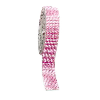 SPARKLING STRASSBAND - Ljusrosa