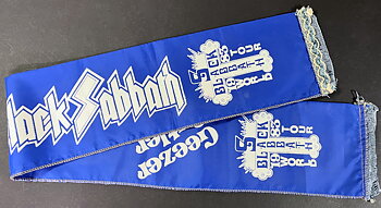 BLACK SABBATH - Tour scarf 1983 (blue)