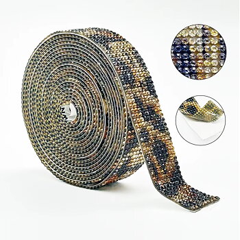 SPARKLING STRASSBAND - Leopard