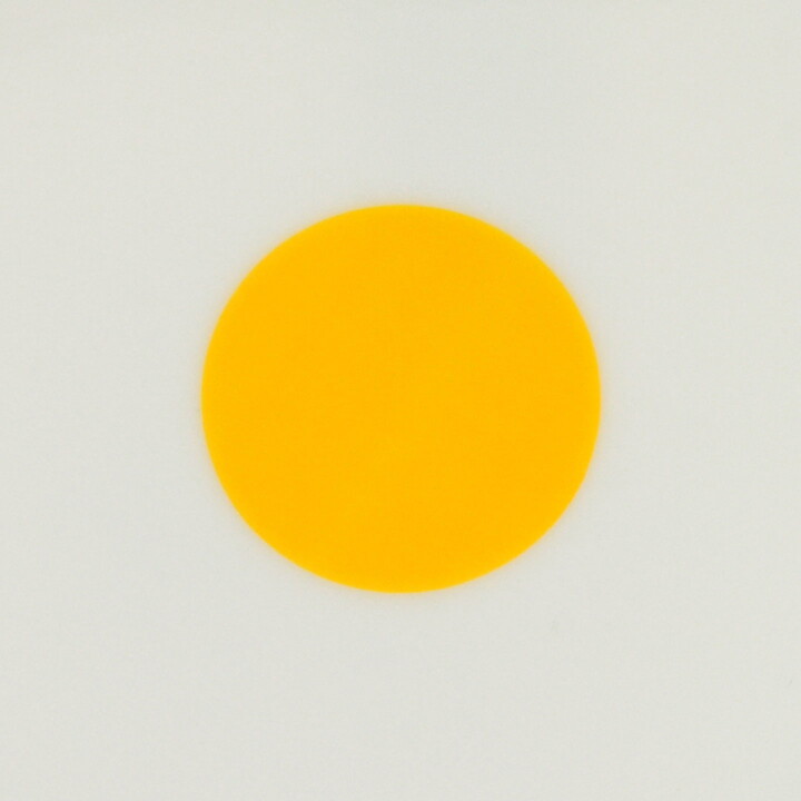 Wolf Karnagel (Punktal 1969) Minimalist Plate with Circular Yellow Center 16 cm  [Sample Images]