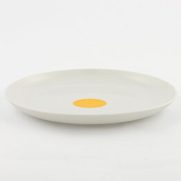 Wolf Karnagel (Punktal 1969) Minimalist Plate with Circular Yellow Center 16 cm  [Sample Images]
