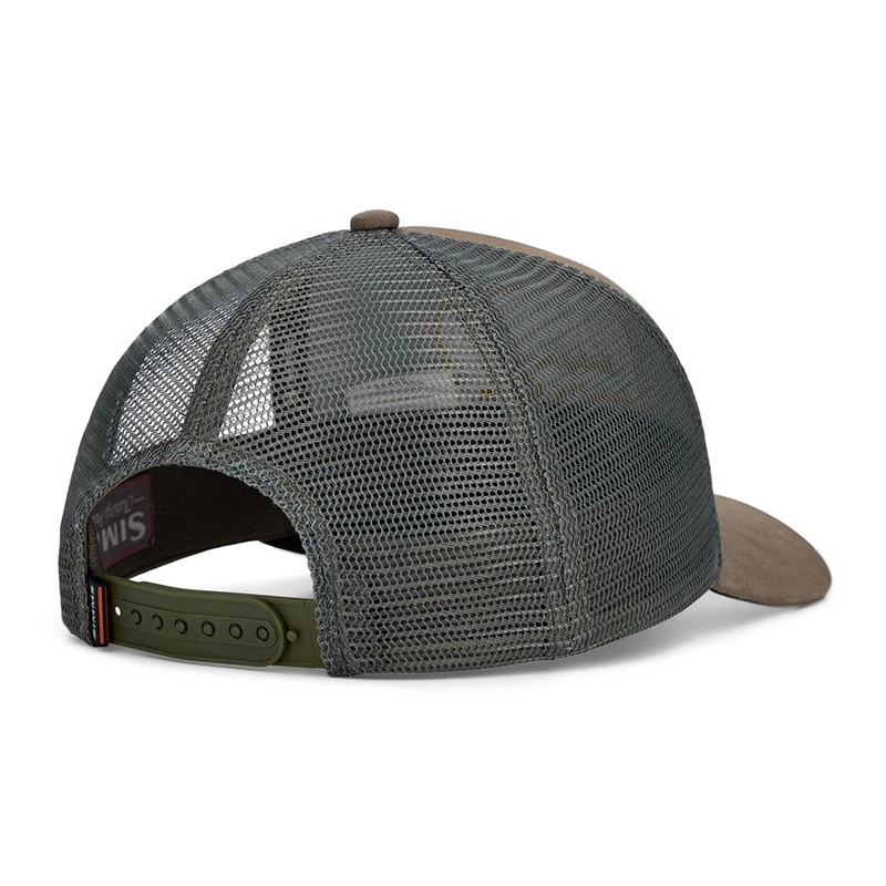 Simms Double Haul Trucker - Loden Stamp Lockup - 2