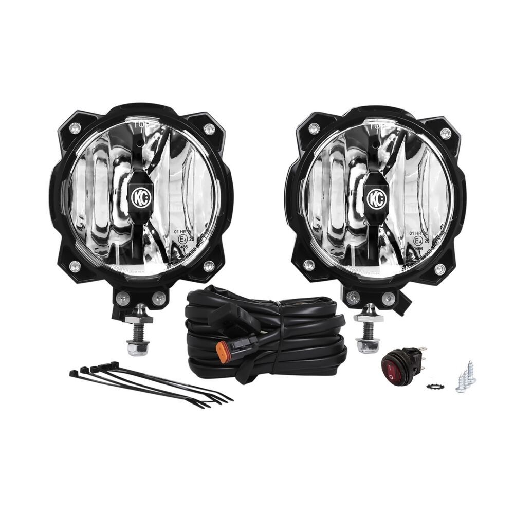 KC HiLites Gravity LED Pro6 - Wide Pattern - Set of 2 - 6