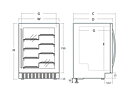 Vinkyl WC361BE, 1 zon 36 flaskor