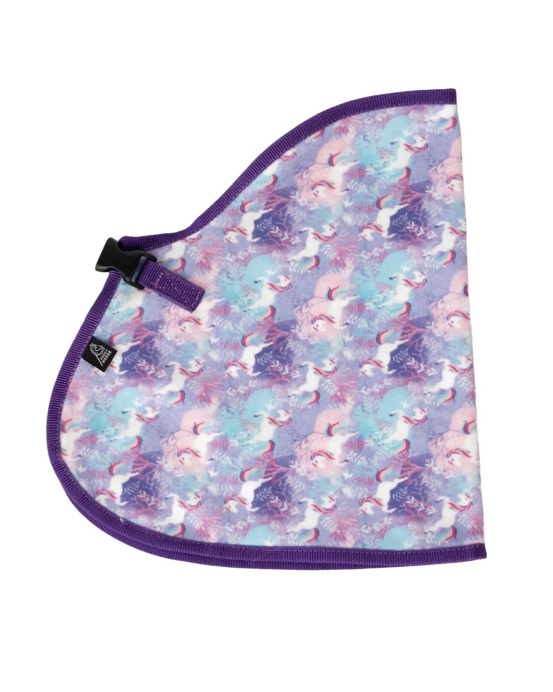 Kjepphest fleccedekken med unicornprint - 2